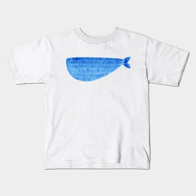 blue fish Kids T-Shirt by shoko